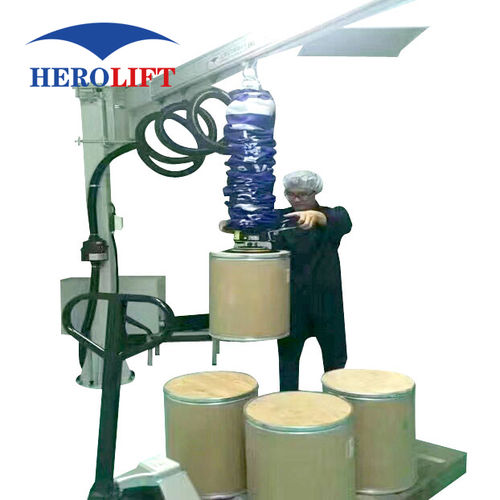 ボール箱用チューブリフター - VEL140-2.5-STAND - Herolift - ドラム缶用 / 板金用 / 手荷物用