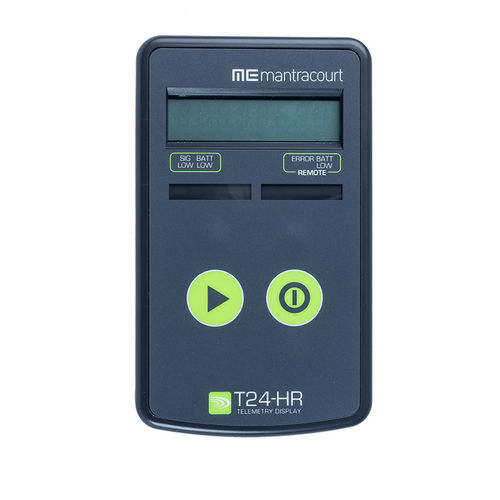 ワイヤレス受信機 - T24-HR    - Mantracourt Electronics Ltd - デジタル / 遠隔測定 / 携帯型