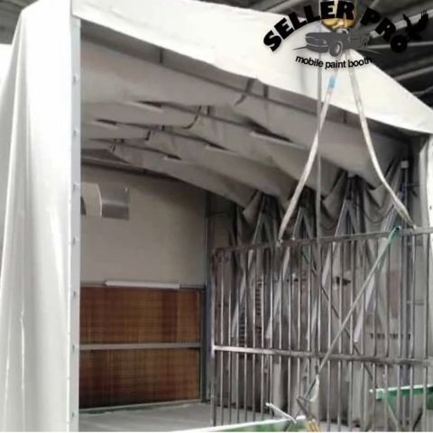 開放型塗装ブース - RETRA-FLEX - SELLERPRO COMPANY - 車両用 / フィルター式 / 自動