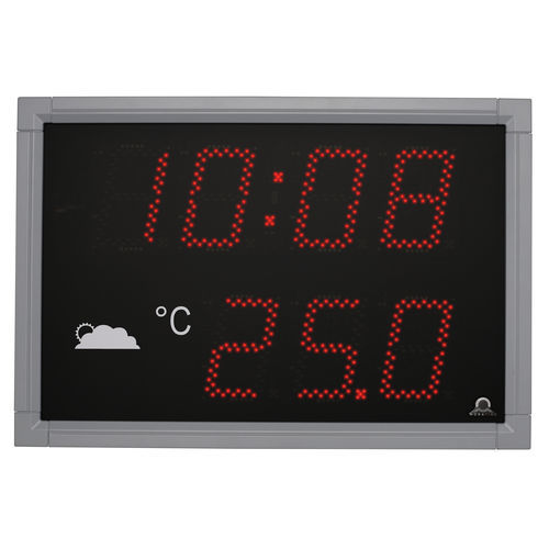 温度計時計 - DT series - MOBATIME Swiss Time Systems - GPS / DCF77ラジオ / 屋外用