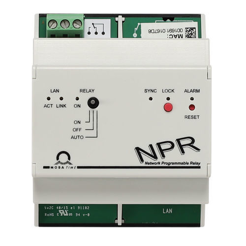 ネットワークプログラマブルリレー - NPR - MOBATIME Swiss Time Systems - NTP