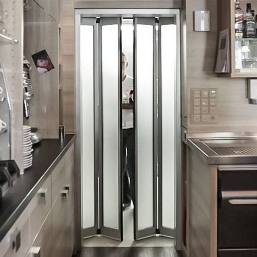 折りたたみ式ドア - FFM - Gilgen Door Systems AG - ガラス製 / 屋外用 / 自動