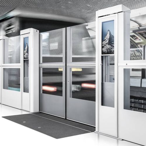 プラットホームスクリーンドア - PSD-H  - Gilgen Door Systems AG - ヒンジ付き / スライド式 / ガラス