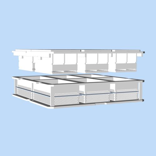 チーズ用食品金型 - Laude – A Tetra Pak company - 長方形 / 縦型 / 6つのキャビティ－