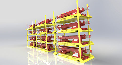 貯蔵用倉庫ラック - Shenzhen Liwumei Industrial Equipment Co.,Ltd. - 重荷重用 / スチール製