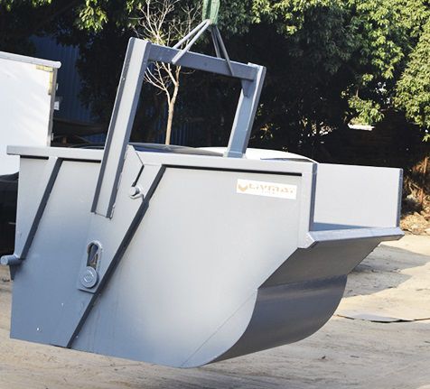 スチール製自動ダンプホッパー - Shenzhen Liwumei Industrial Equipment Co.,Ltd. - 昇降式