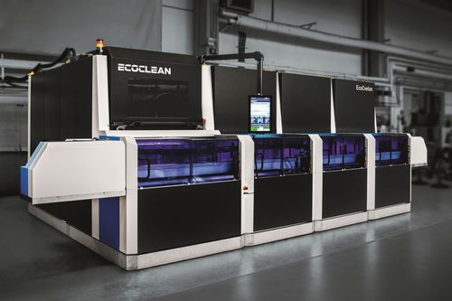 ウォータージェットクリーニングシステム - EcoCvelox - Ecoclean Group - 高圧 / 乾燥機能付き / バリ取り