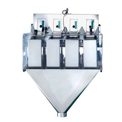 マルチヘッド計量機 -  VD-1-4 - PACKING TECHNOLOGIES LLC - リニア / 食品産業用 / 顆粒用