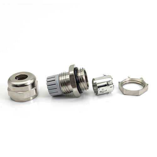 EMC シールドケーブルグランド - JX-E.M series - YUEQING JIXIANG CONNECTOR CO., LTD - ニッケル真鍮製 / 真ちゅう製 / IP68