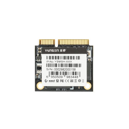SATA IIISSD - YSMSH-XXX - KingSpec - 内側 / mSATA / ハーフスリム