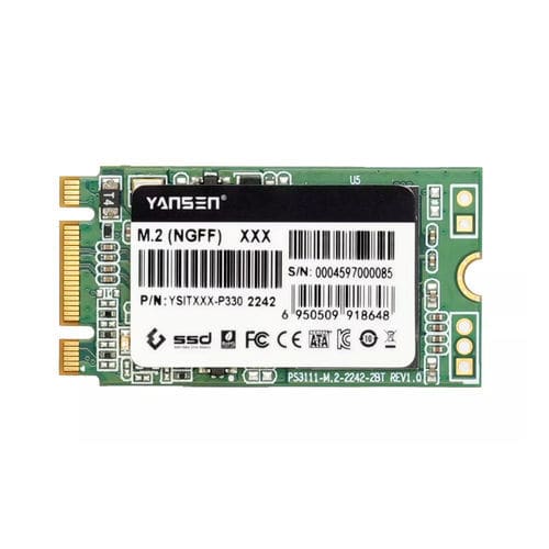 SATA IIISSD - YSITXXX-P330 2242 - KingSpec - 内側 / M.2 / 産業用