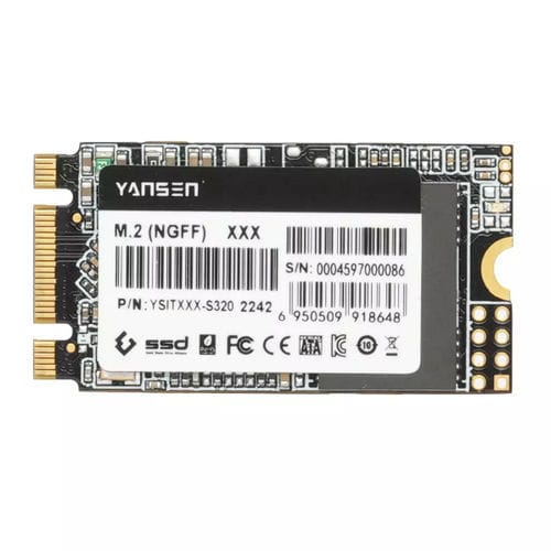 SATA IIISSD - YSITXXX-S320 2242 - KingSpec - 内側 / M.2 / 産業用