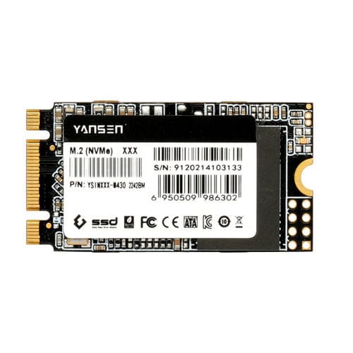 NVMeSSD - YSINXXX-M430 2242BM - KingSpec - 内側 / M.2 / 産業用