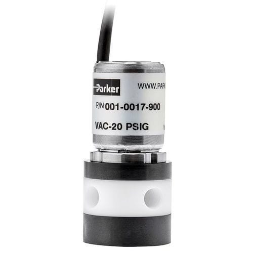 2方向3位置電磁弁 - 001-0017-900 - Parker Precision fluidics Division - NC / 空気 / PTFE
