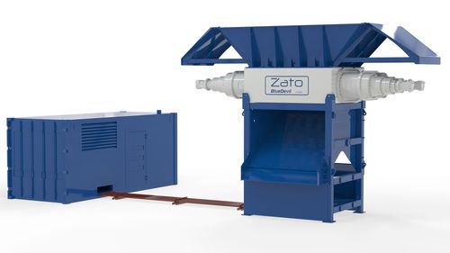 二重軸シュレッダー - Blue Devil GF4000 - ZATO srl Unipersonale - 金属 / タイヤ用 / 一般・粗大廃棄物