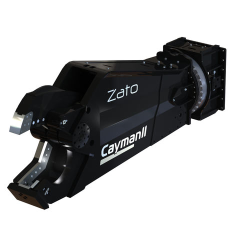 油圧式破砕剪断機 - Cayman - ZATO srl Unipersonale - 掘削機用 / レール用 / 金属屑用