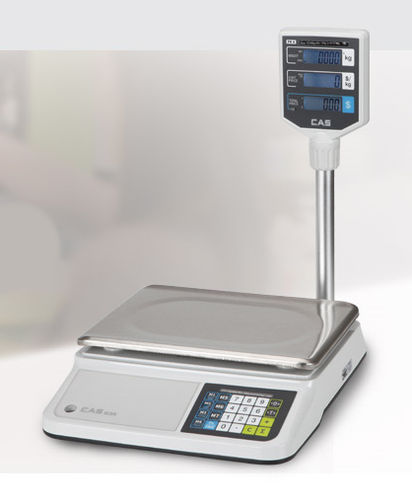 販売拠点用天秤 - PR2 series - CAS - 料金 / 液晶ディスプレイ / 食品用