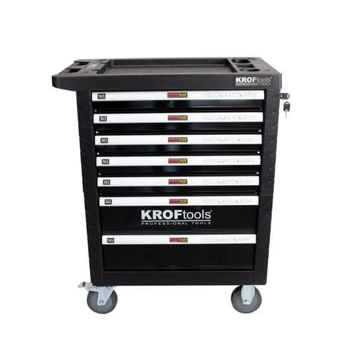 引き出し7段式ワークショップ用トロリー - 8501PRE - KROFtools Professional Tools