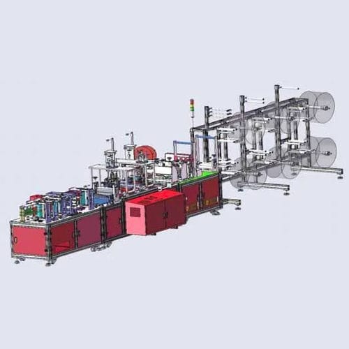 防護マスク用製造ライン - Promax Smart Manufacturing - 不織布 / 自動