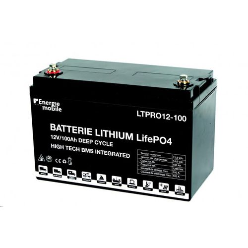 LiFePO4バッテリー - LTPRO12-60BT - ABL Transfo - ブロック / 12ボルト / M8