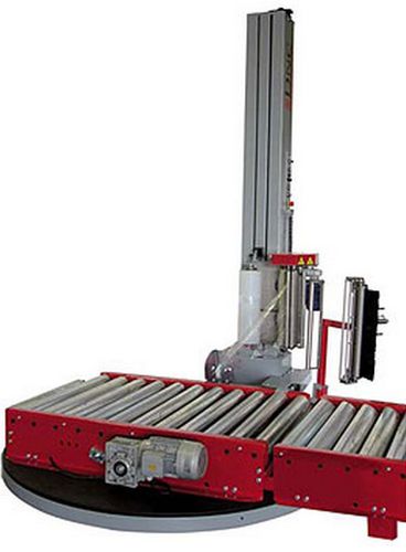 ターンテーブル式ストレッチ包装機 - SENIOR-B - ICMI Srl - 自動 / パレット用 / コンベア付き