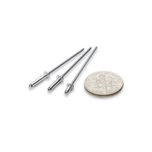 閉止リベット - POP® Micro - STANLEY Engineered Fastening - 円筒形頭 / 金属製 / 開放型