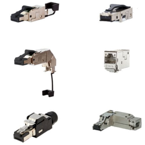 RJ45電気コネクター - IC AUTOMATION - ストレート型 / エルボ / 産業用