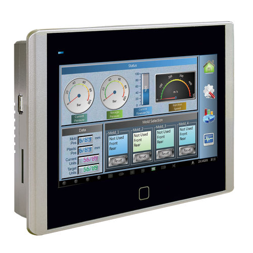 抵抗タッチスクリーンHMI - P07 series - Novakon Co., Ltd. - パネル設置用 / 800 x 480 / ARM Cortex-A8