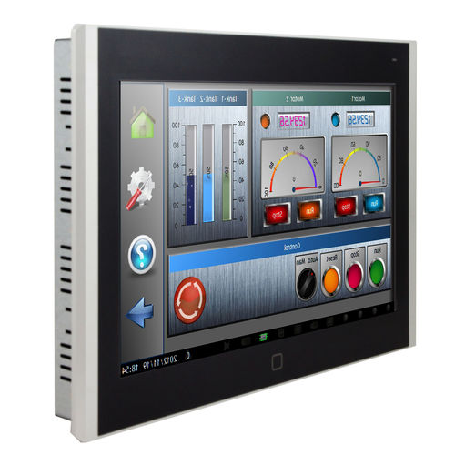 5ワイヤー抵抗タッチスクリーンHMI - P12 series - Novakon Co., Ltd. - パネル設置用 / 1280 x 800 / ARM Cortex-A8