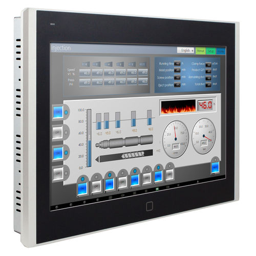 5ワイヤー抵抗タッチスクリーンHMI - P15 series - Novakon Co., Ltd. - パネル設置用 / 1366 x 768 / ARM Cortex-A8