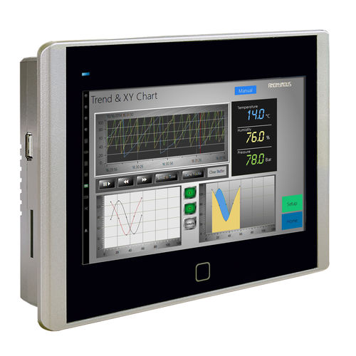 抵抗タッチスクリーンHMI - N07 series - Novakon Co., Ltd. - パネル設置用 / 800 x 480 / ARM9