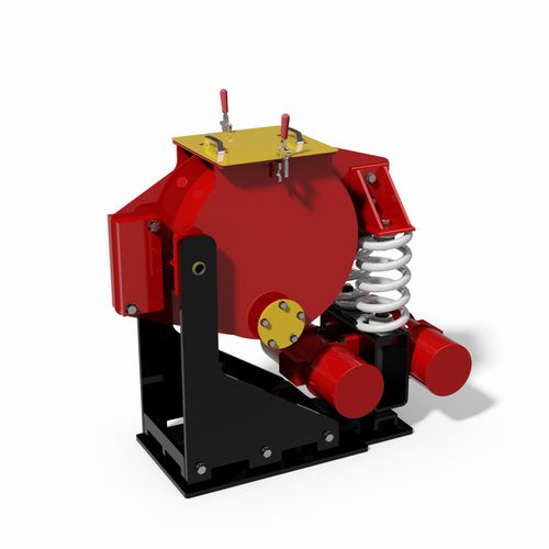 実験用振動粉砕機 - VIBRA-DRUM® - General Kinematics - 金属用 / 鉱石用 / 回転ドラム
