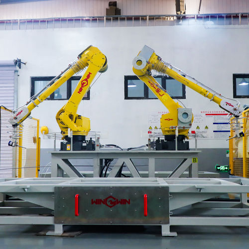 ウォータージェット切断システム - Fanuc M-710iC   - WIN-WIN WATERJET CO.,LTD. - 金属用 / プラスチック用 / 布用