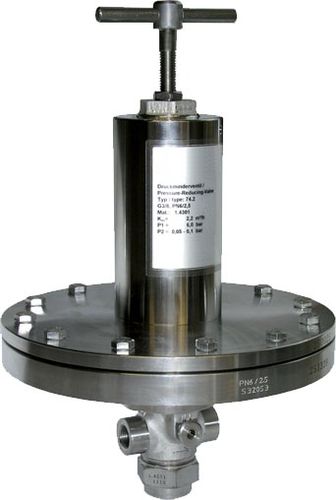 ガス用圧力調整器 - R74 - ALPHA AUTOMATISMES Sarl - 圧縮空気用 / 中性ガス用 / メンブレン