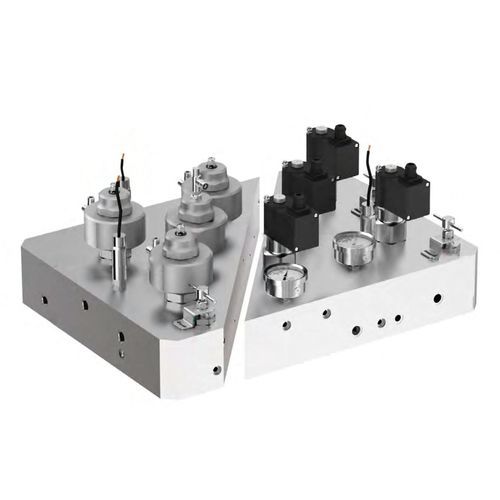 水素用電磁弁ブロック - ALPHA AUTOMATISMES Sarl - パイロット式 / 直動式 / 2方向