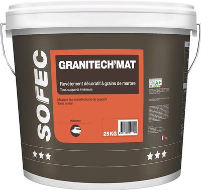 保護コーティング - Granitech'Mat - Sofec - 大理石ビーズ製 / アクリル製