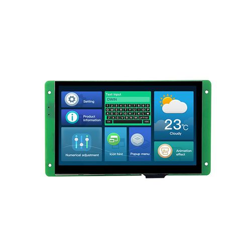 7インチディスプレイ画面 - DMG80480C070_04W - Beijing DWIN Technology Co., Ltd. - TFT LCD / TN / 容量方式タッチスクリーン