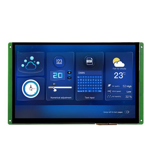 LCDモニター - DMG12800K101_03W - Beijing DWIN Technology Co., Ltd. - 容量方式タッチスクリーン / 抵抗タッチスクリーン / 医療用