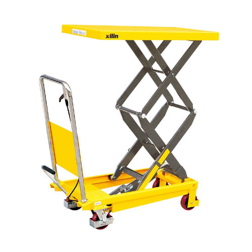2段シザー昇降台 - SP series - ChengDu SanJi Technology Co.,LTD - 油圧式 / 手動式 / 移動式