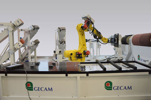 積載用ロボットセル - GECAM SRL - 除荷 / 仕上げ / 排出