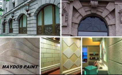 コントラスト塗料 - Guangdong Maydos Building Materials Limited Company - スプレー式 / 水性 / ロックウール製