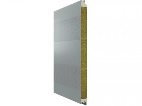 ロックウールサンドイッチパネル - Shandong Wiskind Steel Building Stock Co., Ltd. - スチール / 壁用 / 吸音