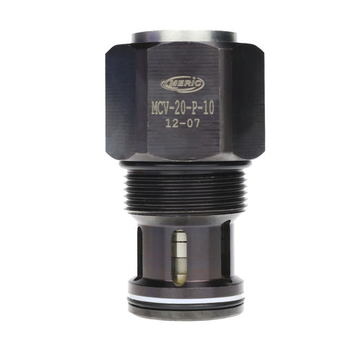 安全弁逆止弁 - MCV-20-P series - Wenzhou Meric Hydraulic Technology Co.,Ltd - スチール製 / スプリング / コンパクト