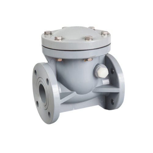 スイング式逆止弁 - H44F-10S/F - Ningbo Baodi Plastic Valve Co., Ltd. - 水用 / DIN / JIS