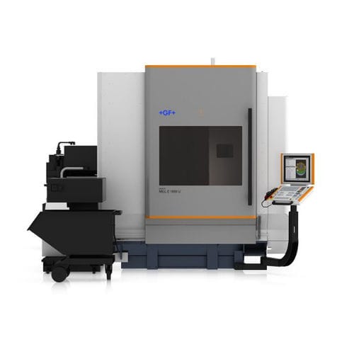 5軸マシニングセンタ - MILL E series - GF Machining Solutions - 旋回スピンドル / HSK A-63 / HSK-A 100