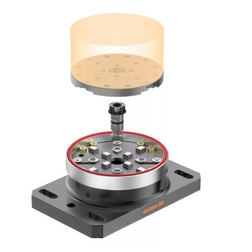製粉ワークピースクランプチャック - MacroMagnum - GF Machining Solutions - 手動式 / 精密 / 空圧式