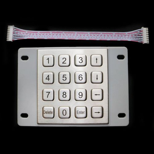 16 キーキーパッド - MKA-16N-V2-MX - MATE TECHNOLOGY SHENZHEN LIMITED - パネル設置用 / ステンレススチール製 / USB
