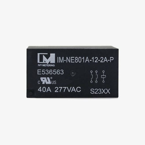 AC電気機械式継電器 - IM-NE801A IEC/CB/UL - IVY METERING - 12VDC / コンパクト / 二相