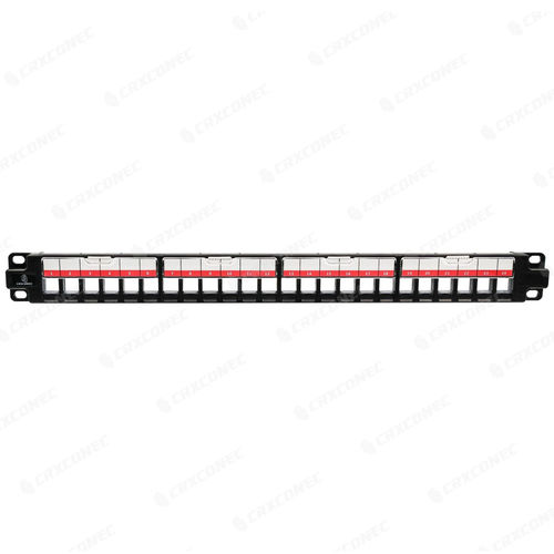 1Uパッチパネル - CC-06-00002 - CRXCONEC - RJ45 / 高密度