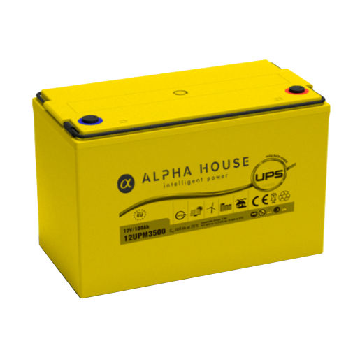 長方形バッテリー - 12UPM3500 - Alpha House Ltd - 12ボルト / ISO